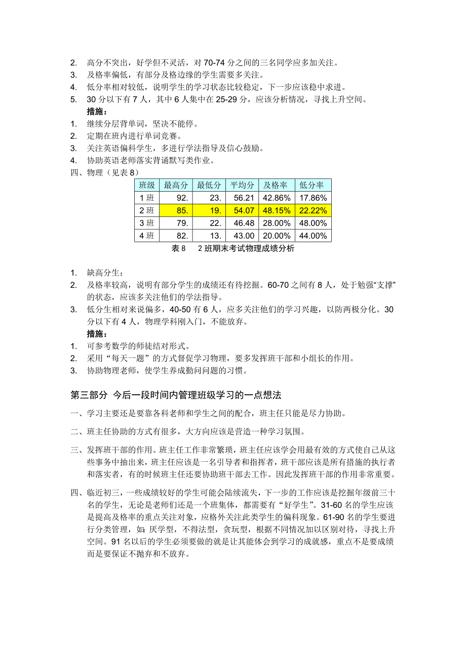 考试成绩分析报告_第4页