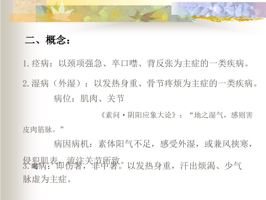 痉湿暍病脉证治第二概述_第3页