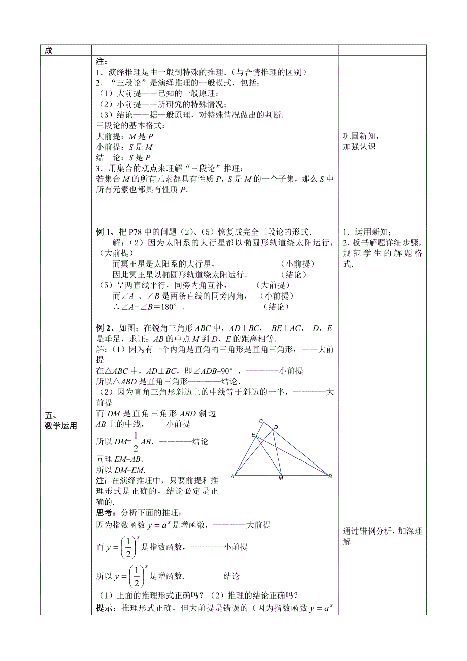 最新人教A版数学选修12教案：2.1合情推理与演绎推理三含答案_第2页