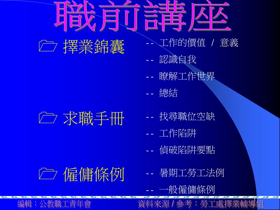 工作的价值意义认识自我了解工作世界总结_第1页