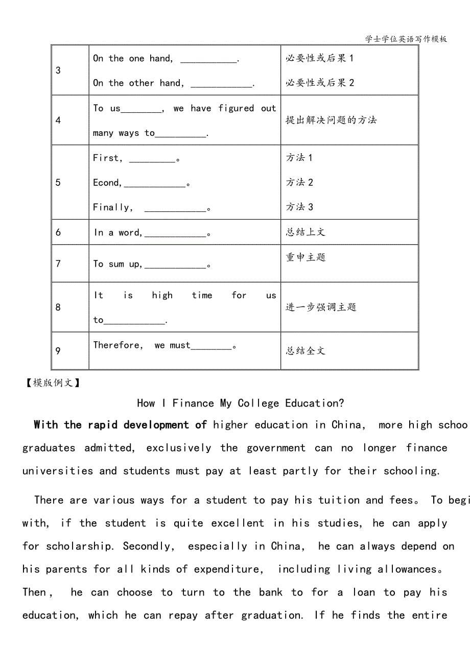 学士学位英语写作模板.doc_第5页