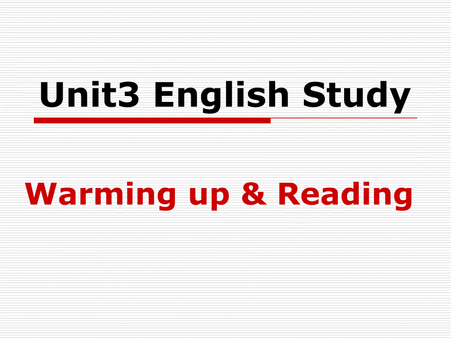 中职英语下册UnitEnglishStudy_第1页