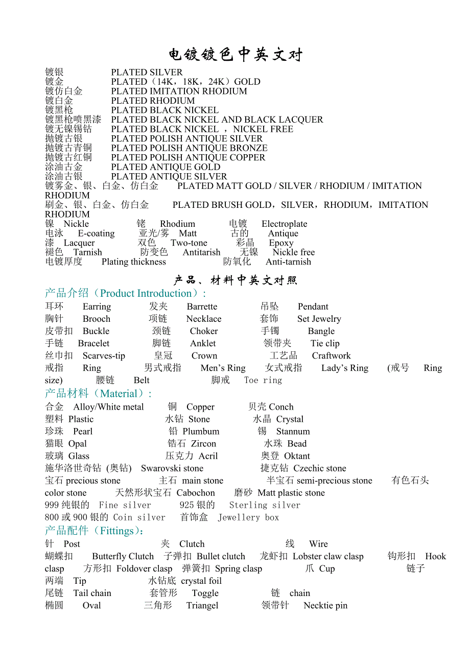 珠宝首饰英语.doc_第1页