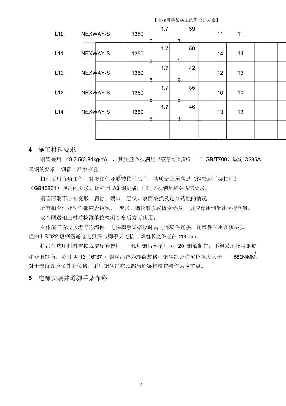 电梯安装井道脚手架方案_第3页