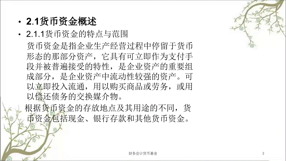 财务会计货币基金课件_第3页