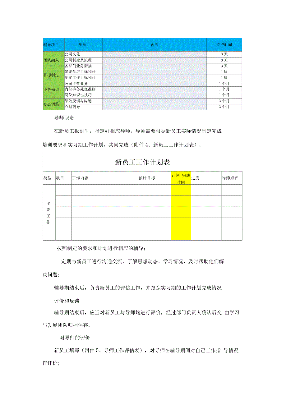 企业导师管理制度(很全面_第3页