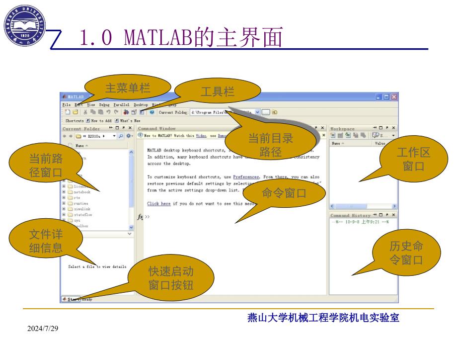 MATLAB及在电子信息课程中的应用燕山大学机械工程学院课件_第3页