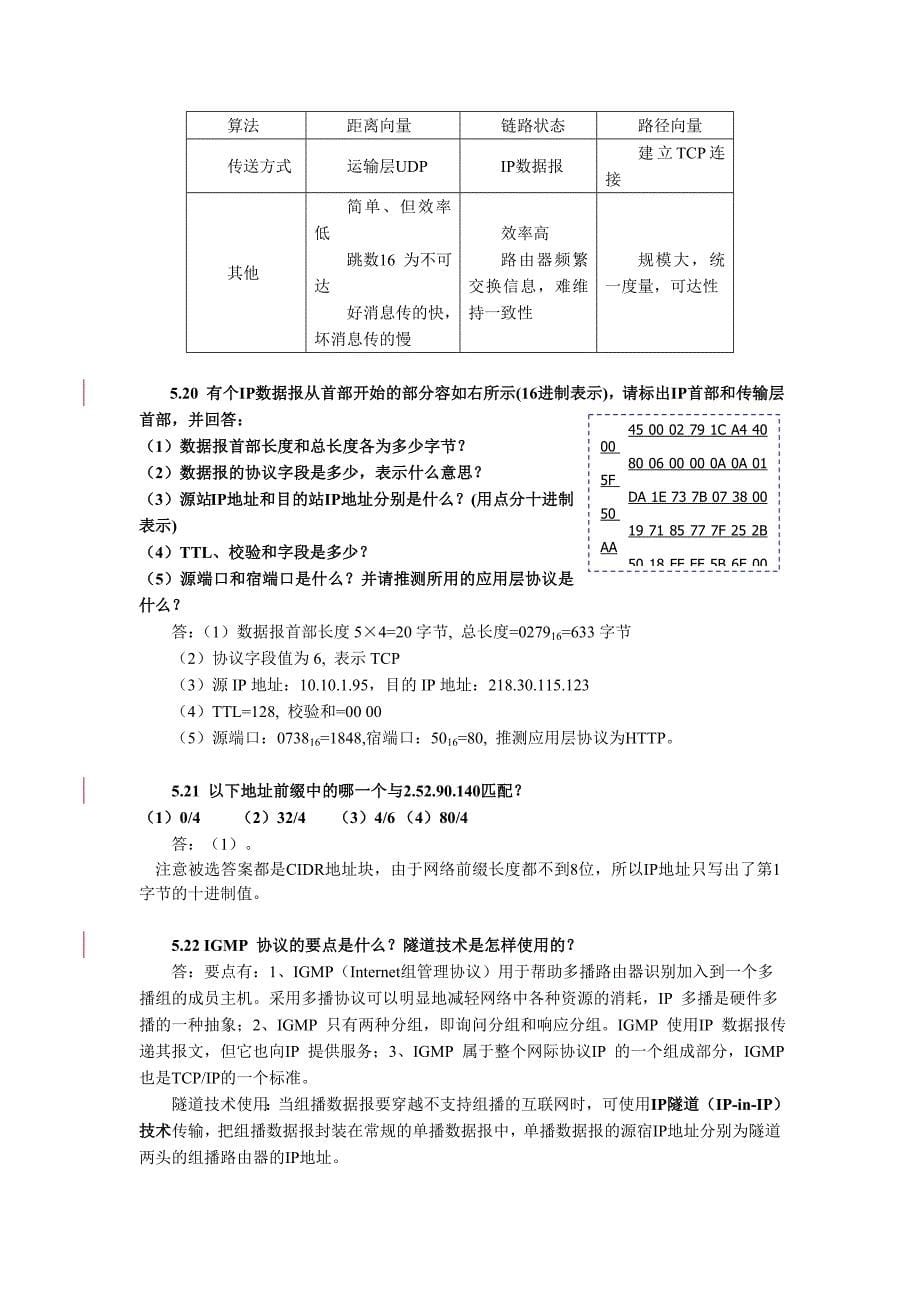 计算机网络第5章习题集答案解析_第5页