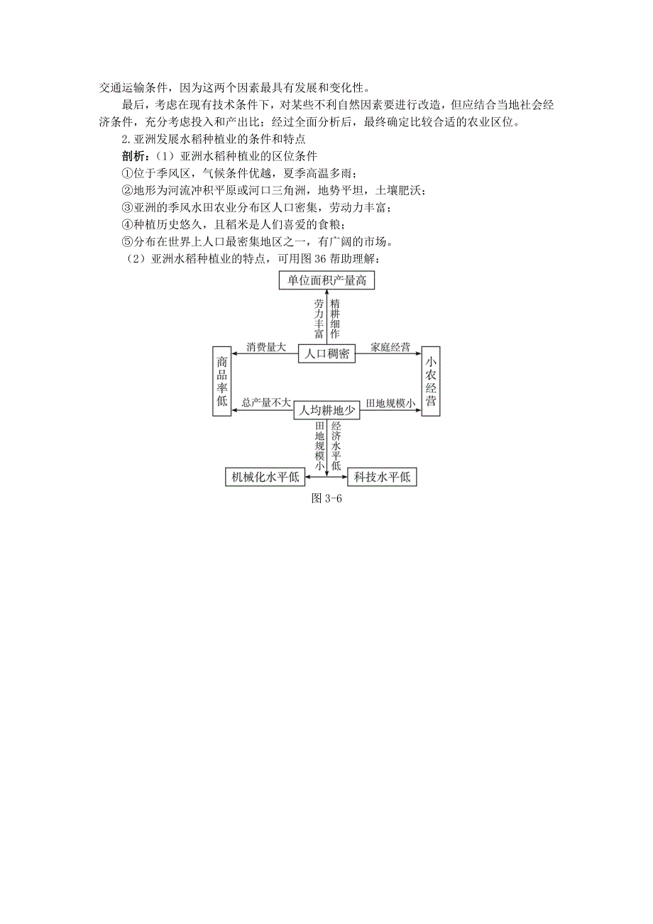 2020年地理湘教版必修2学案：知识导航 第三章 第二节　农业区位因素与农业地域类型 Word版含解析_第3页