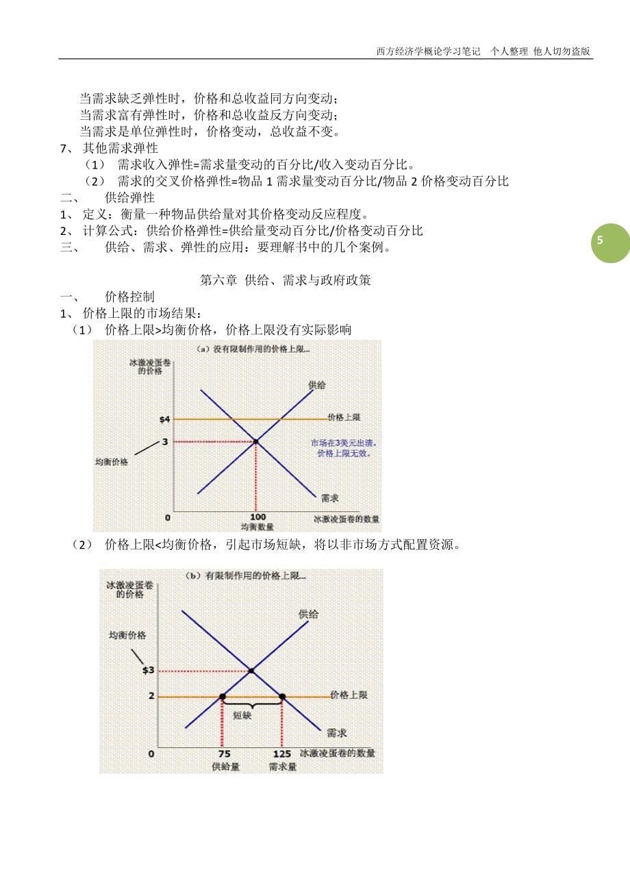 中财大函授《西方经济学概论》本课程学习笔记重点_第5页