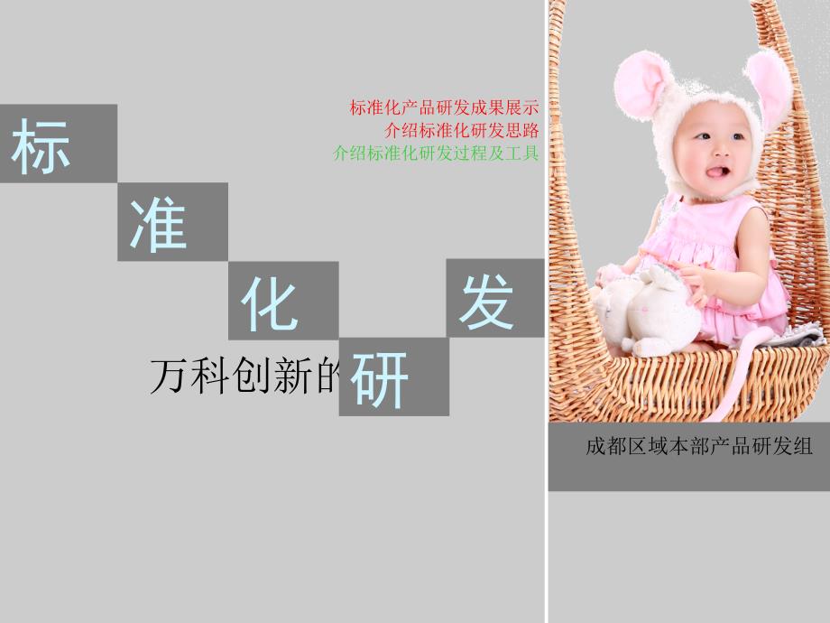 万科创新的艺术——标准化研发_第1页