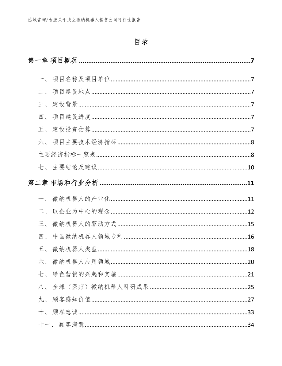 合肥关于成立微纳机器人销售公司可行性报告参考模板_第2页