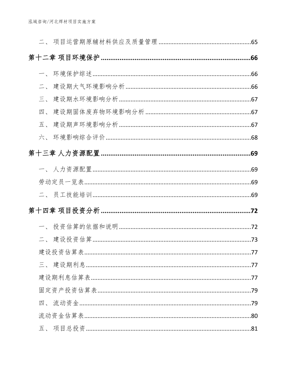 河北焊材项目实施方案【模板参考】_第4页