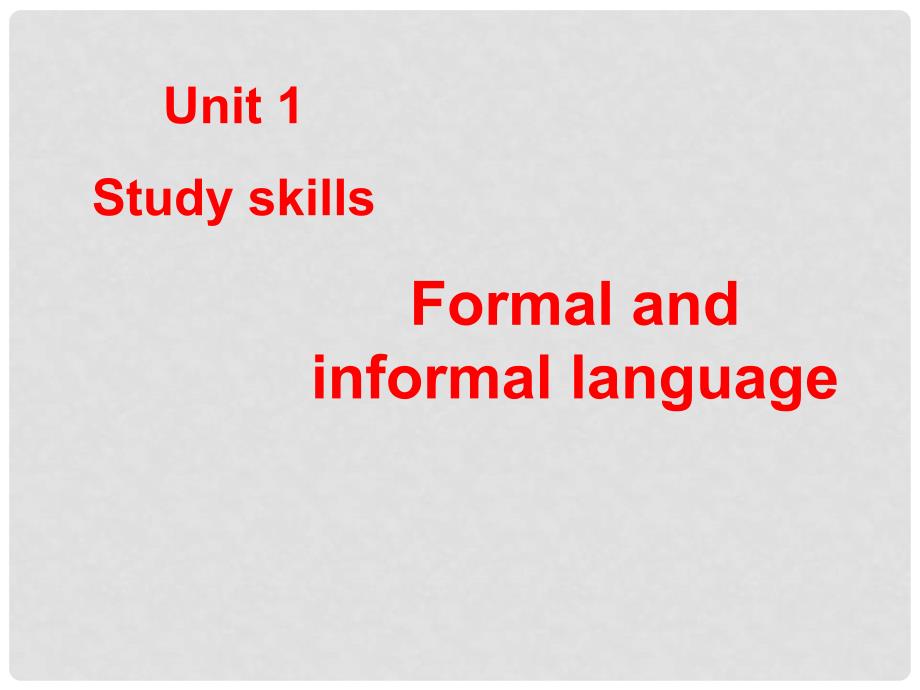 江苏省宜兴市屺亭中学九年级英语《9A Unit1 Period 8 Study skills》课件 牛津版_第1页