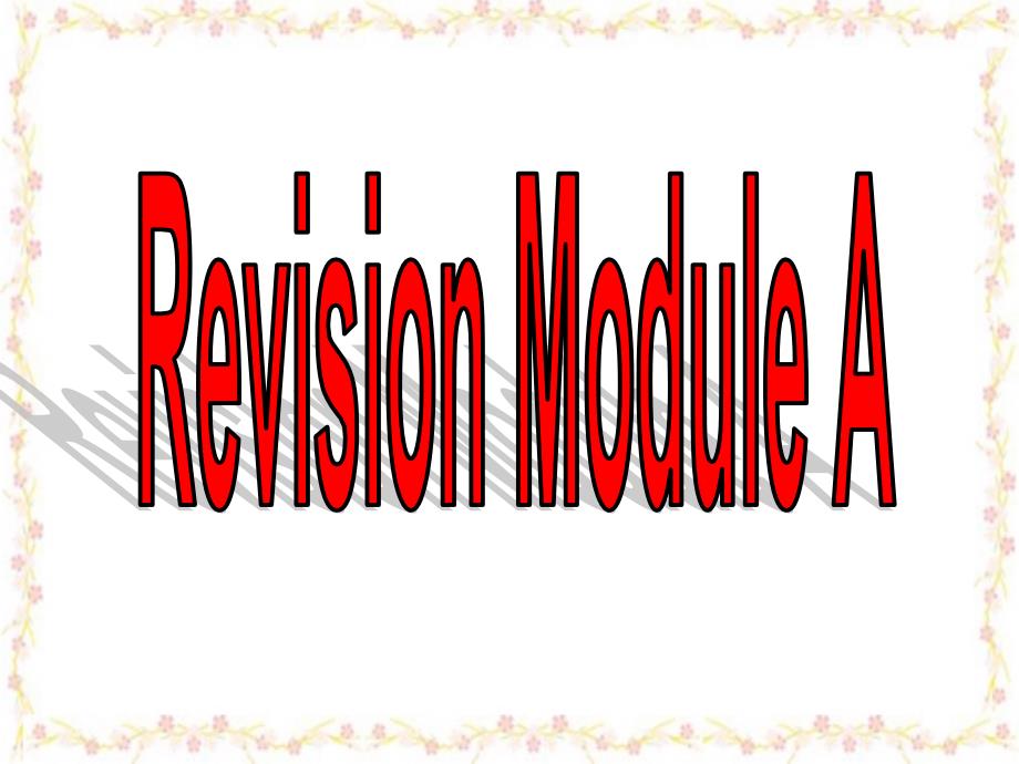 RevisionmoduleA课件1_第1页