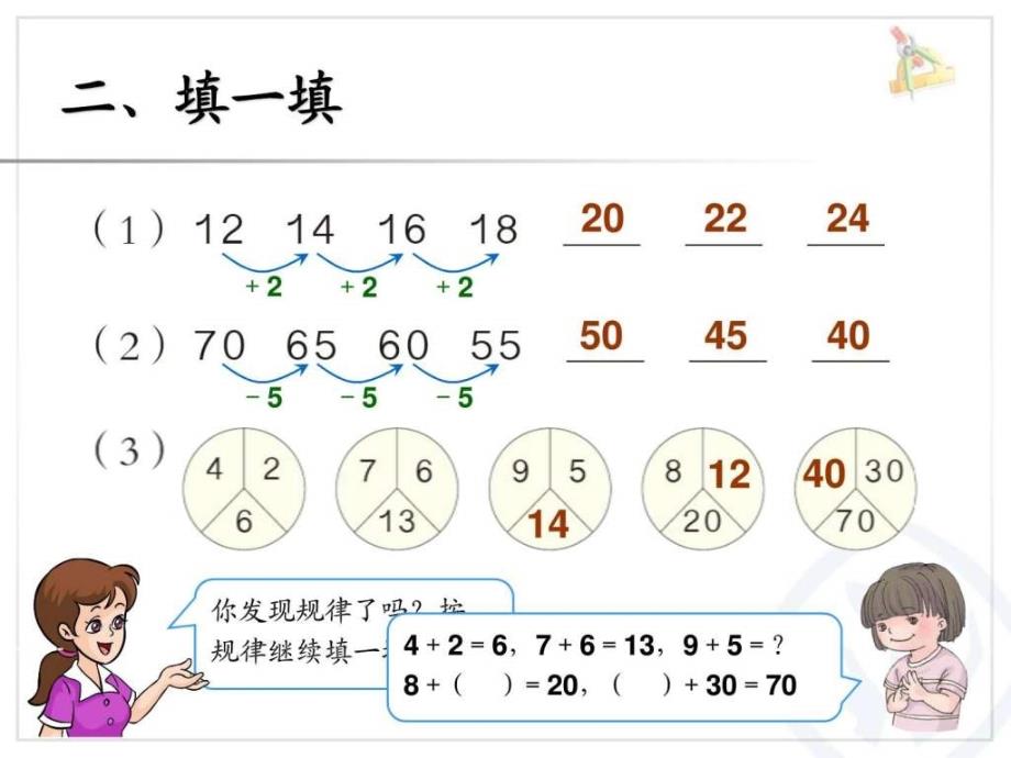 新人教一年下册数学总复习认识图形找规律分类与....ppt_第4页