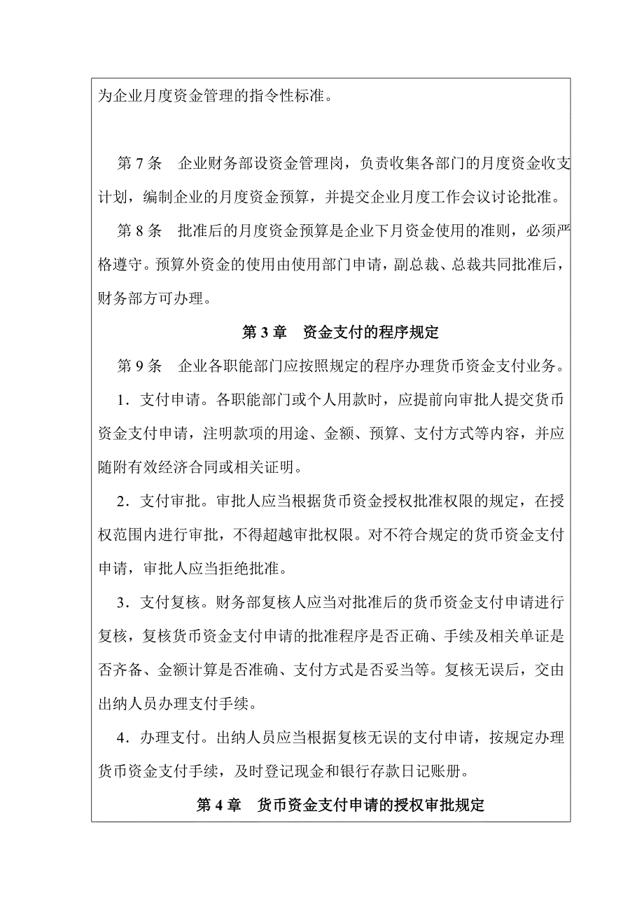 货币资金授权审批制度_第2页