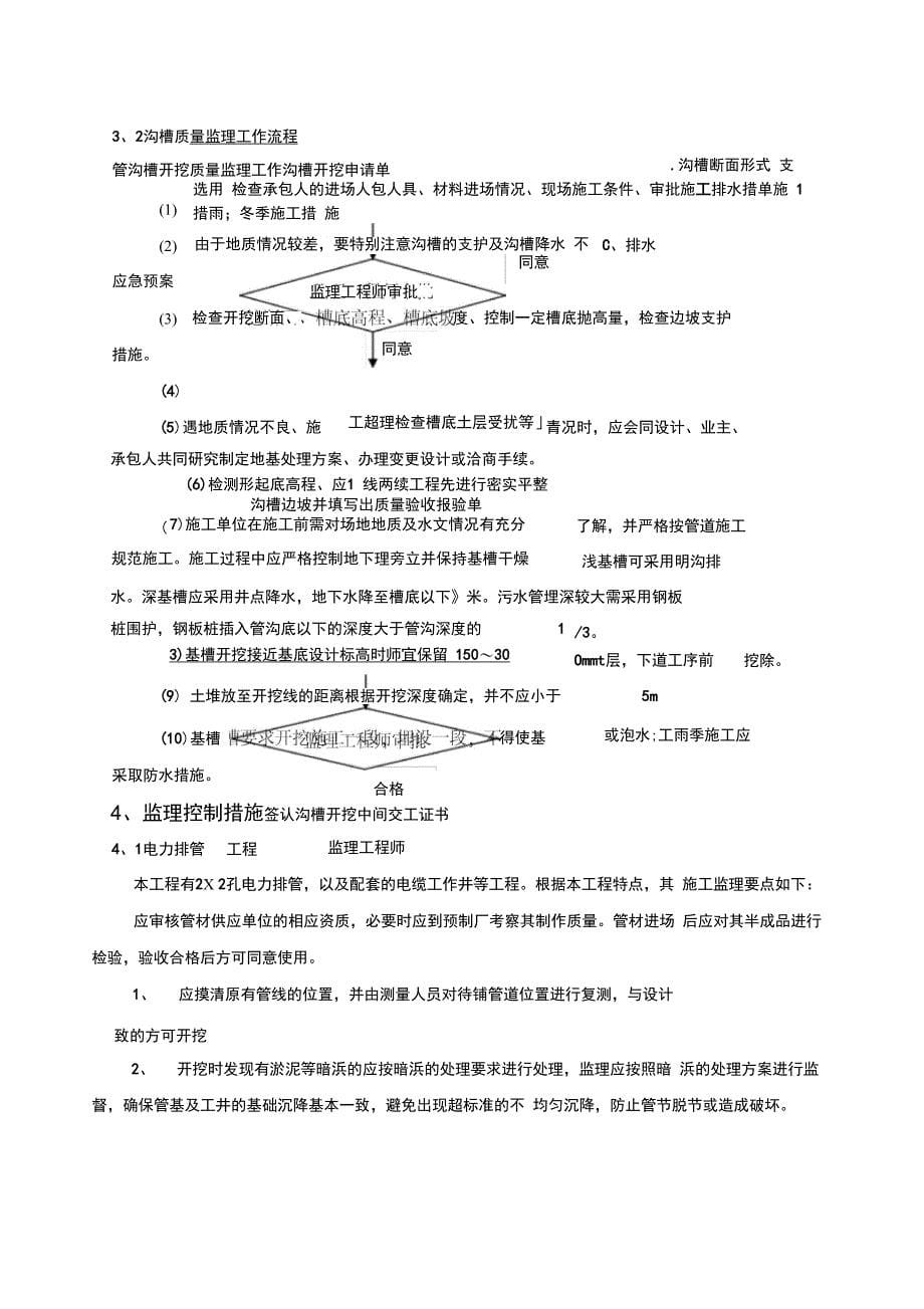 电力电信给排水工程监理实施细则_第5页