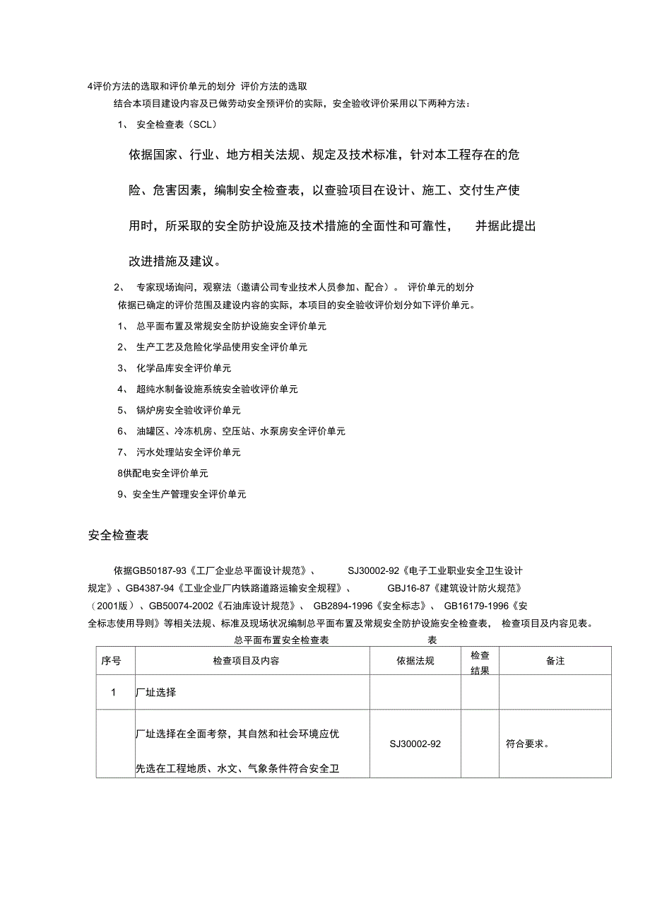 项目安全验收评价报告模版_第4页