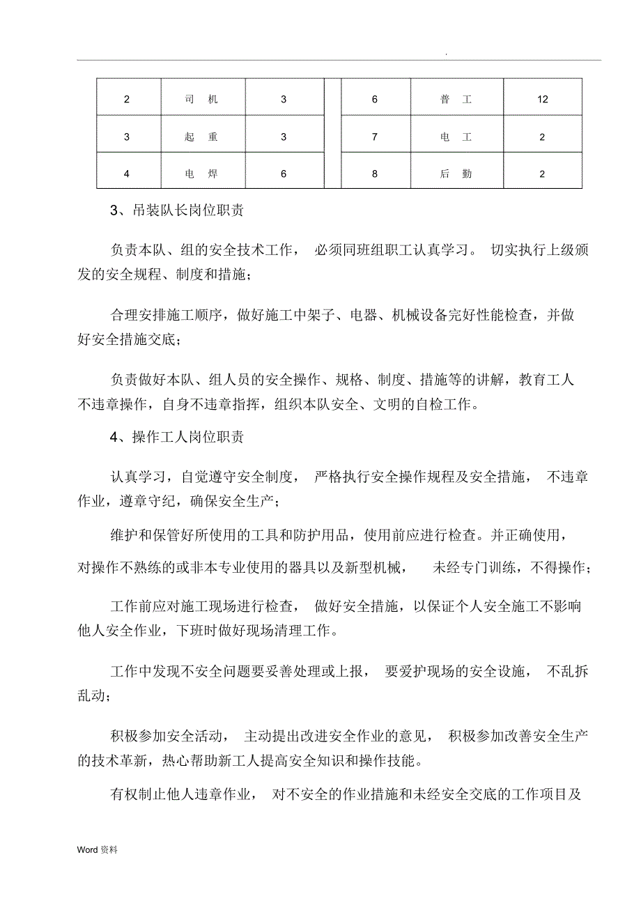 全钢结构厂房、杯口式钢柱施工及吊装方案_第3页