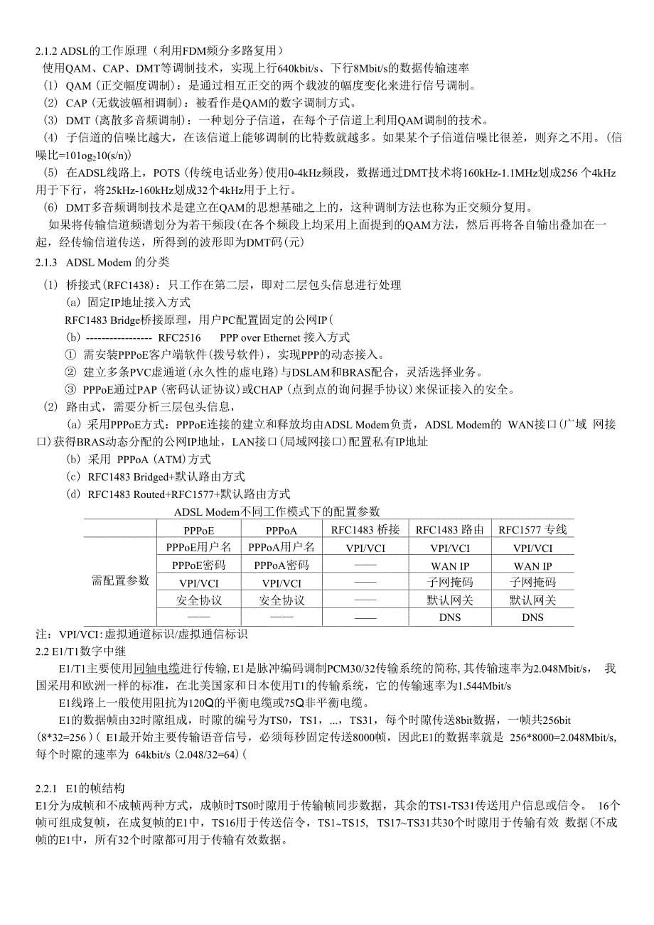 自学考试网络工程总结笔记全解_第5页