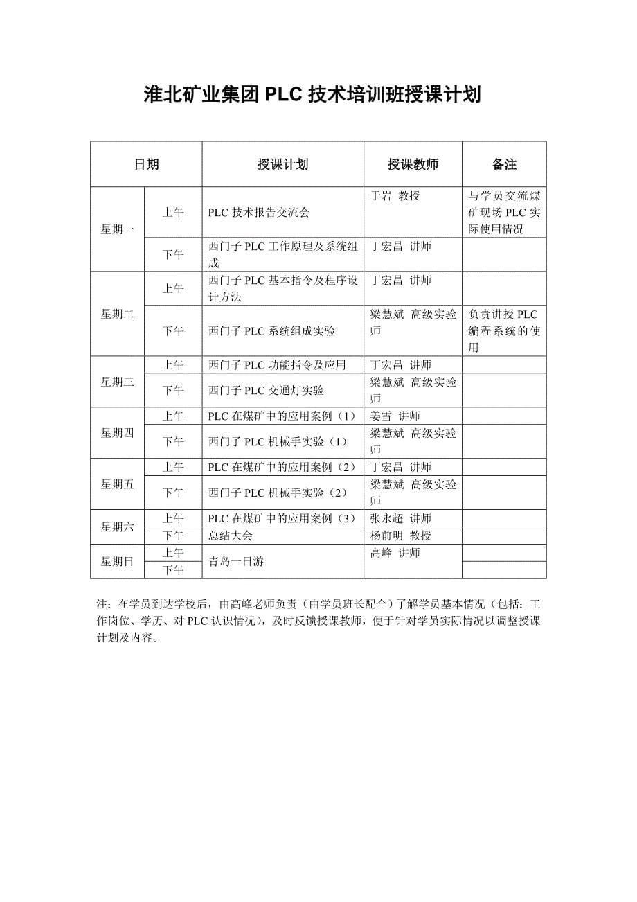 淮北矿业集团机电变频技术培训方案_第5页