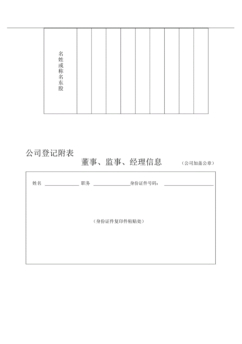 A公司变更股东或发起人名称登记申请书_第4页