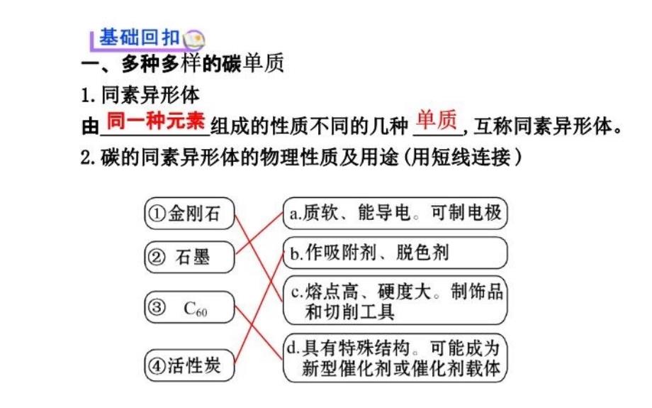 上杭一中高三一轮复习碳的多样性概述_第3页