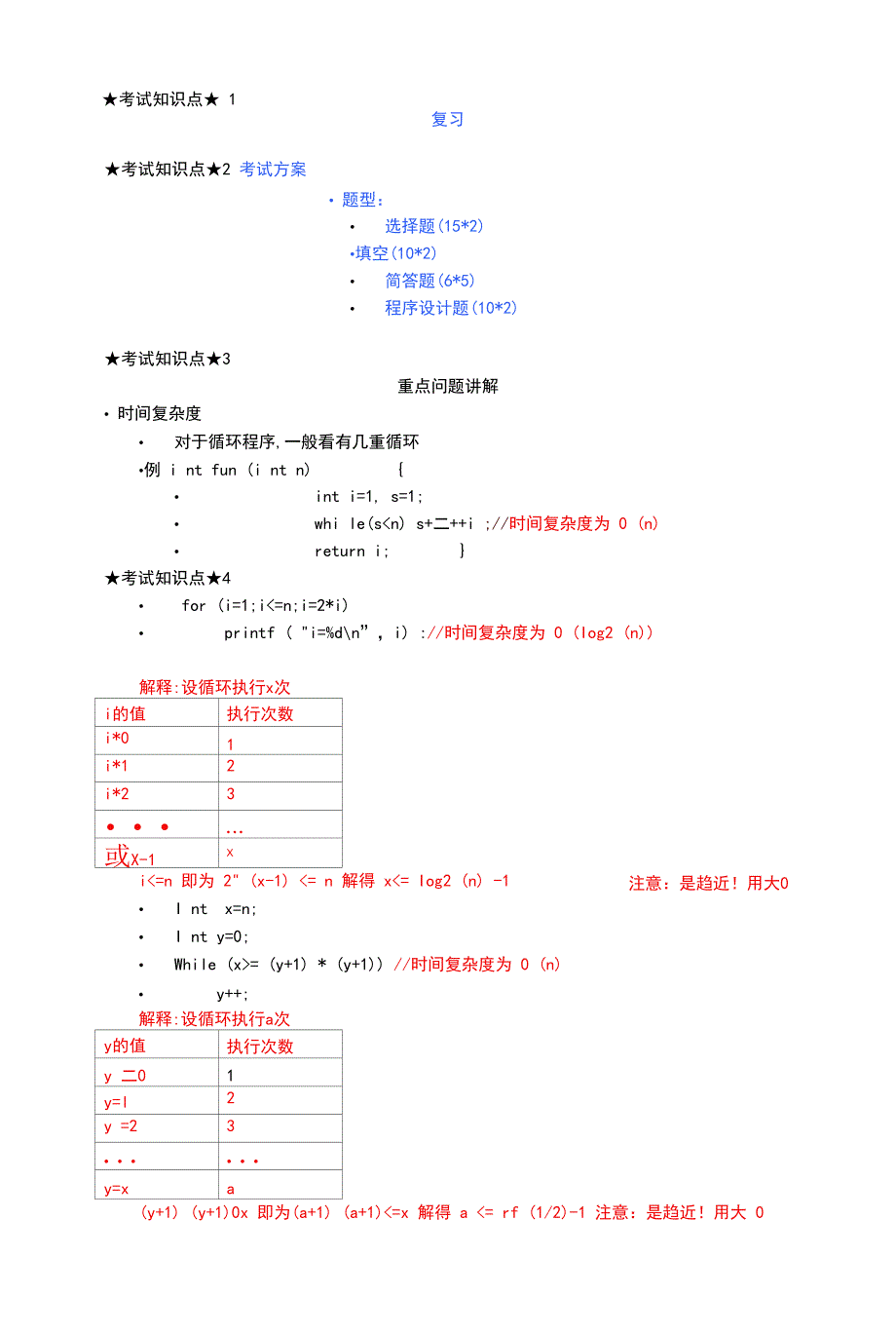 【期末复习、考研备考】数据结构与算法复习资料.docx_第1页