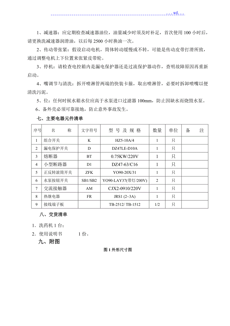 洗药机说明书模板_第3页