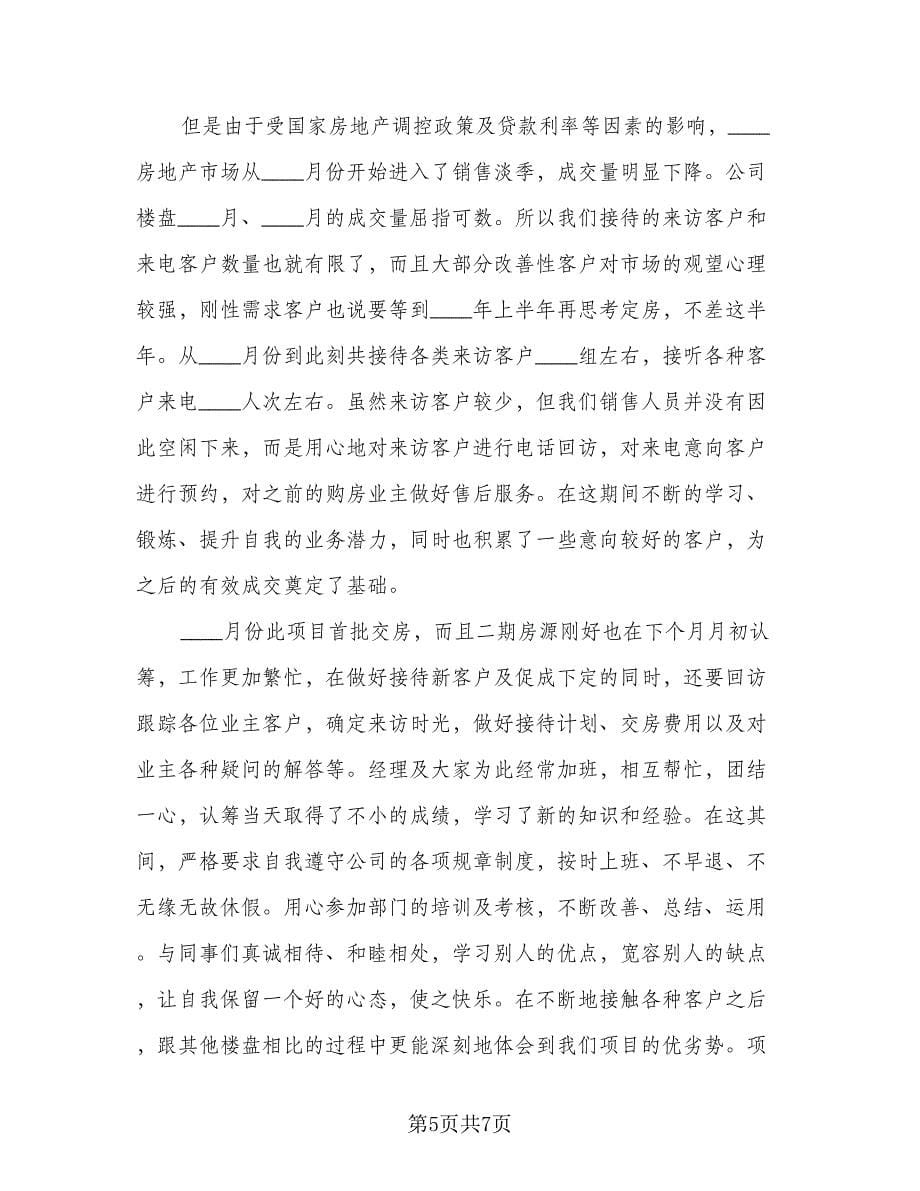 置业顾问的工作总结模板（三篇）.doc_第5页