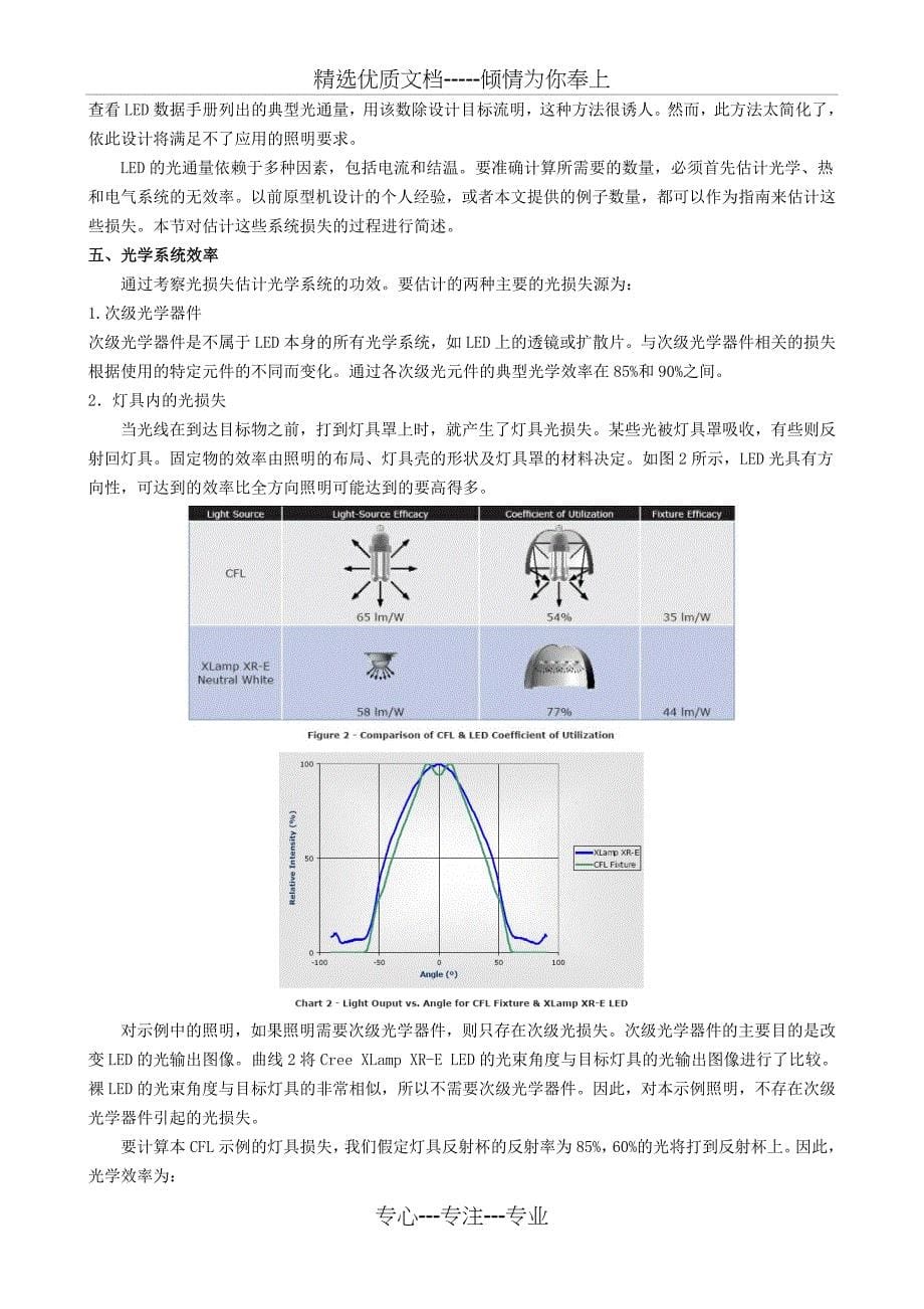 LED照明设计步骤和要领手册_第5页