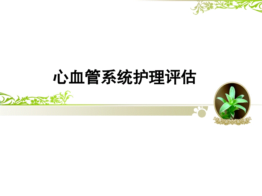 心血管系统评估PPT课件_第1页