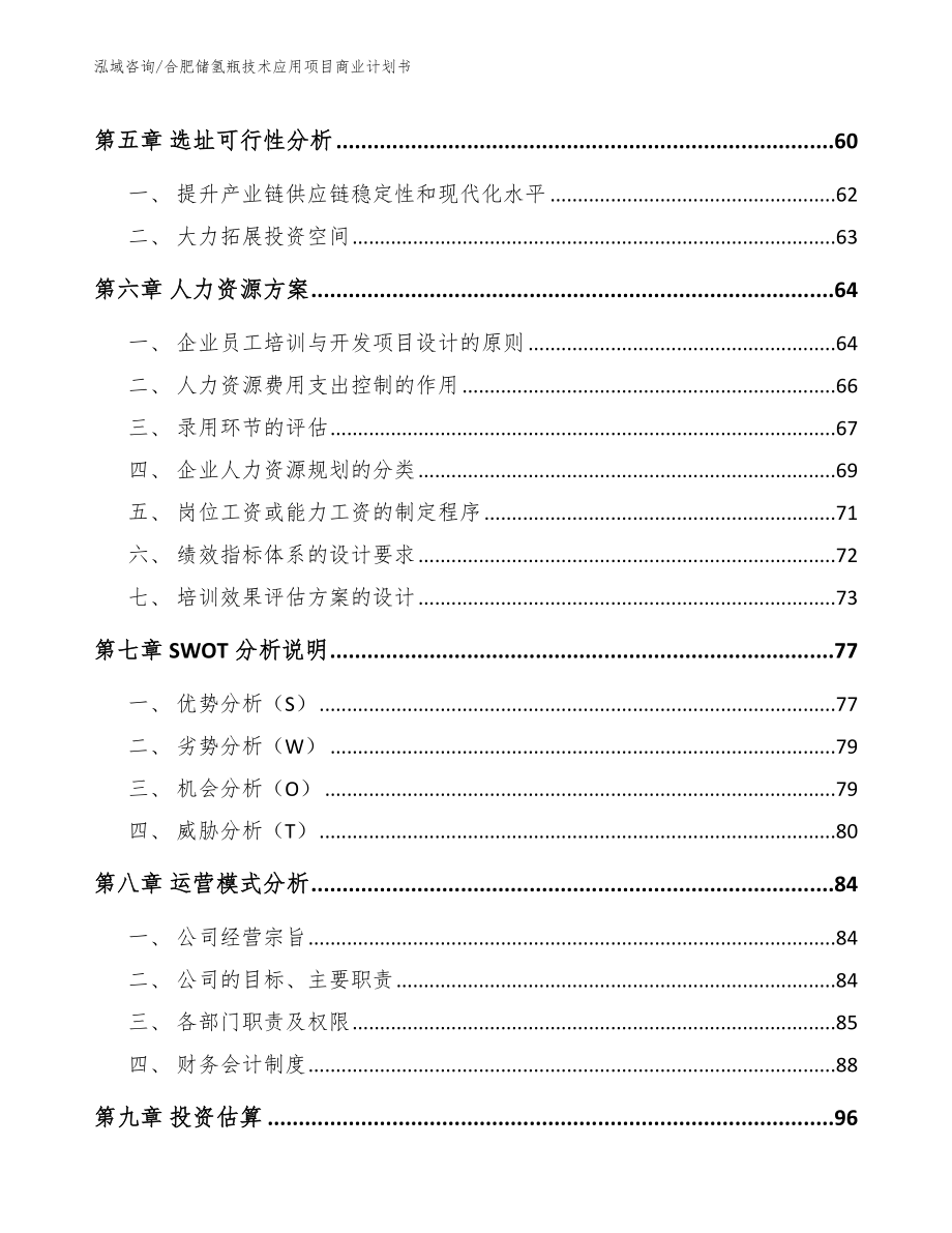 合肥储氢瓶技术应用项目商业计划书_第5页