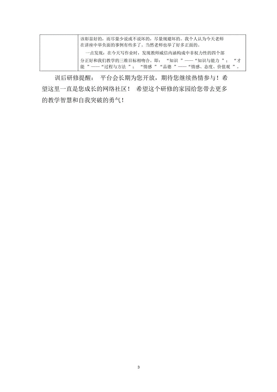 教师继续教育个人研修总结精编版_第3页