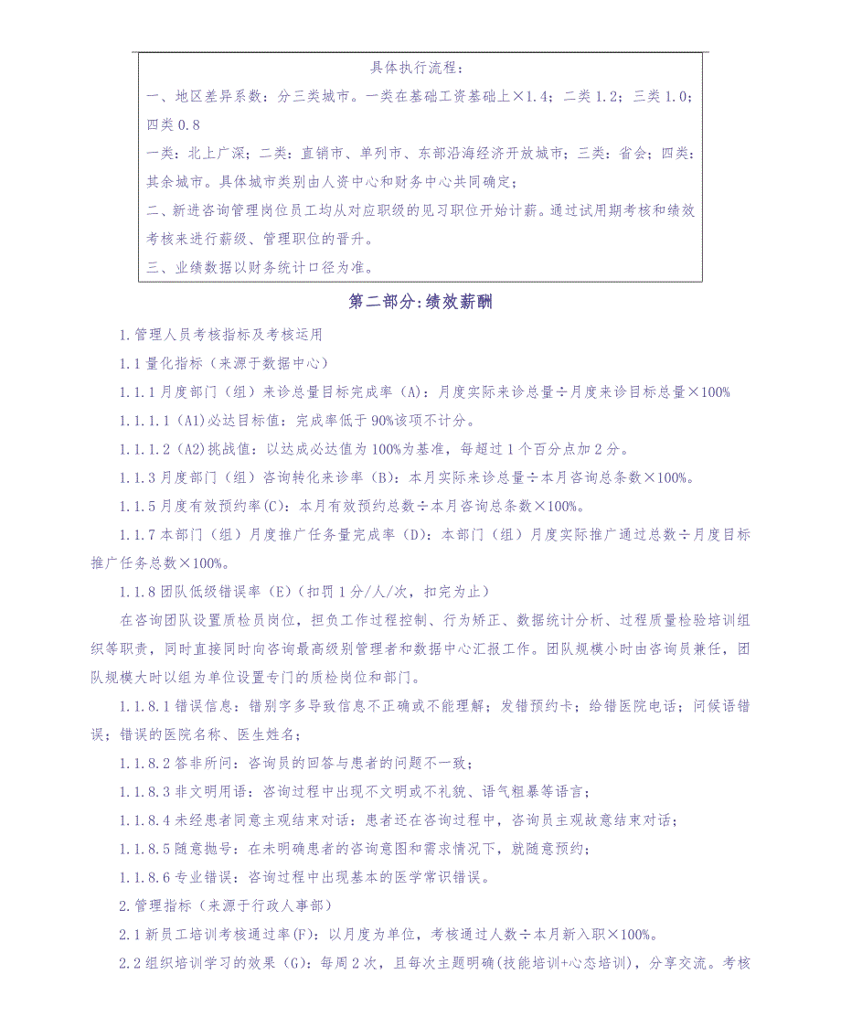 医美网电咨询薪酬与绩效管理设计方案（天选打工人）.docx_第4页