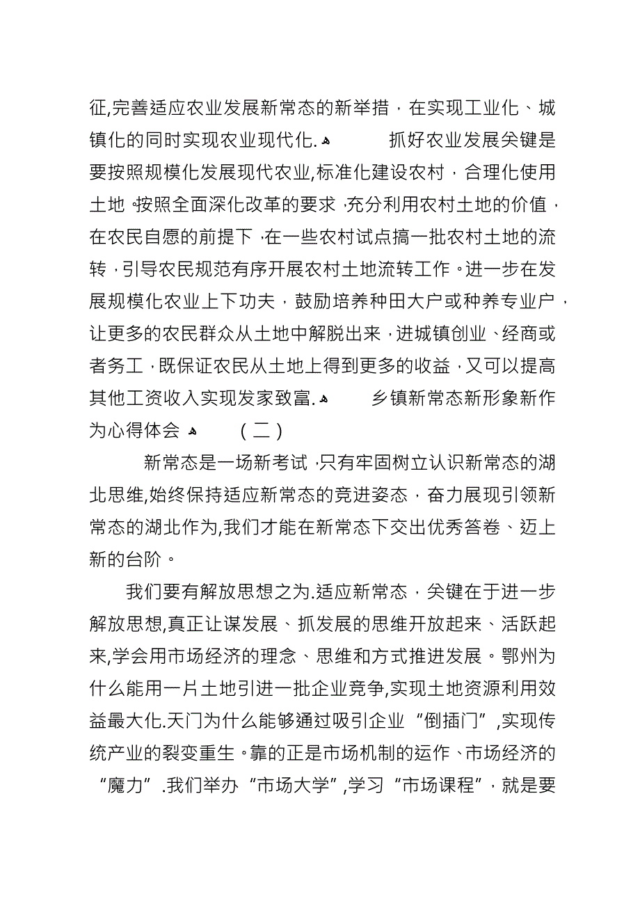 乡镇新常态新形象新作为心得体会.docx_第3页