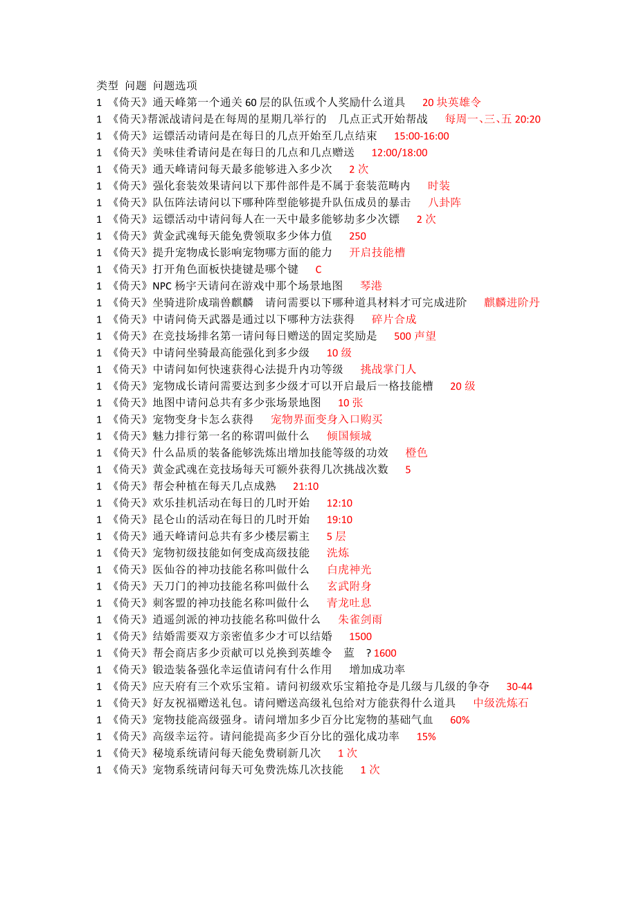 倚天答题器(WORD版下载后通过查找进行答题).doc_第1页