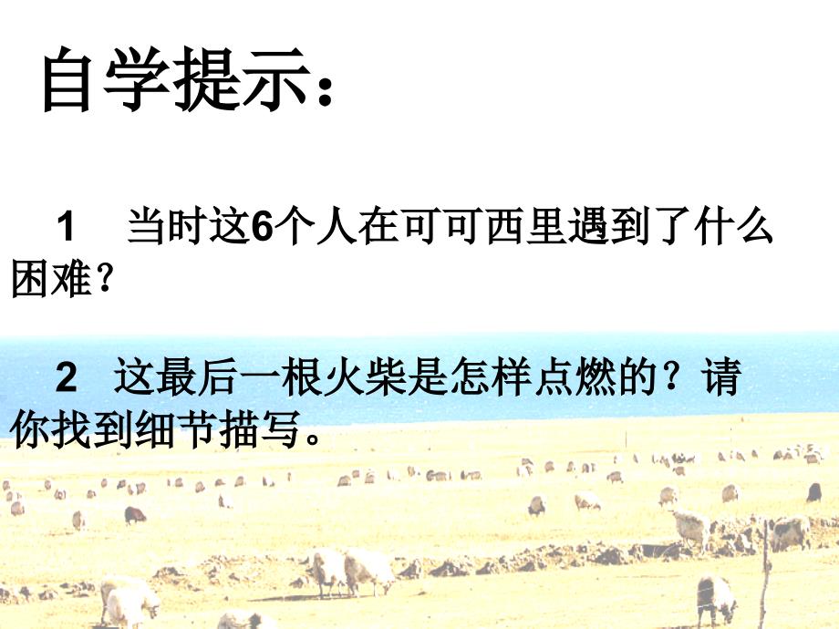 三年级语文上册最后一根火柴课件2语文A版语文A版小学三年级上册语文课件_第3页