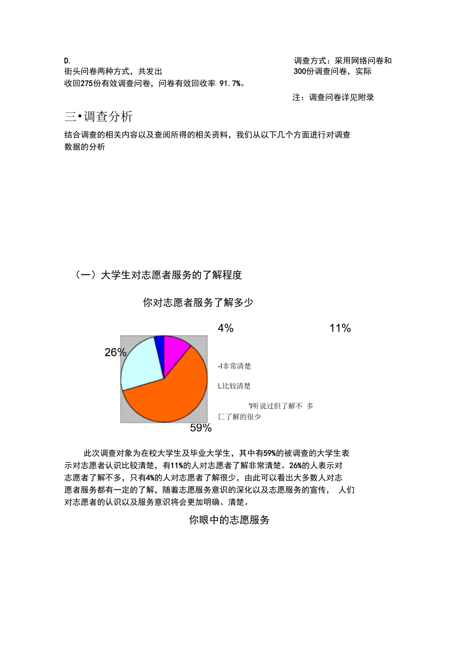 参与志愿者服务对大学生就业影响调查报告_第3页