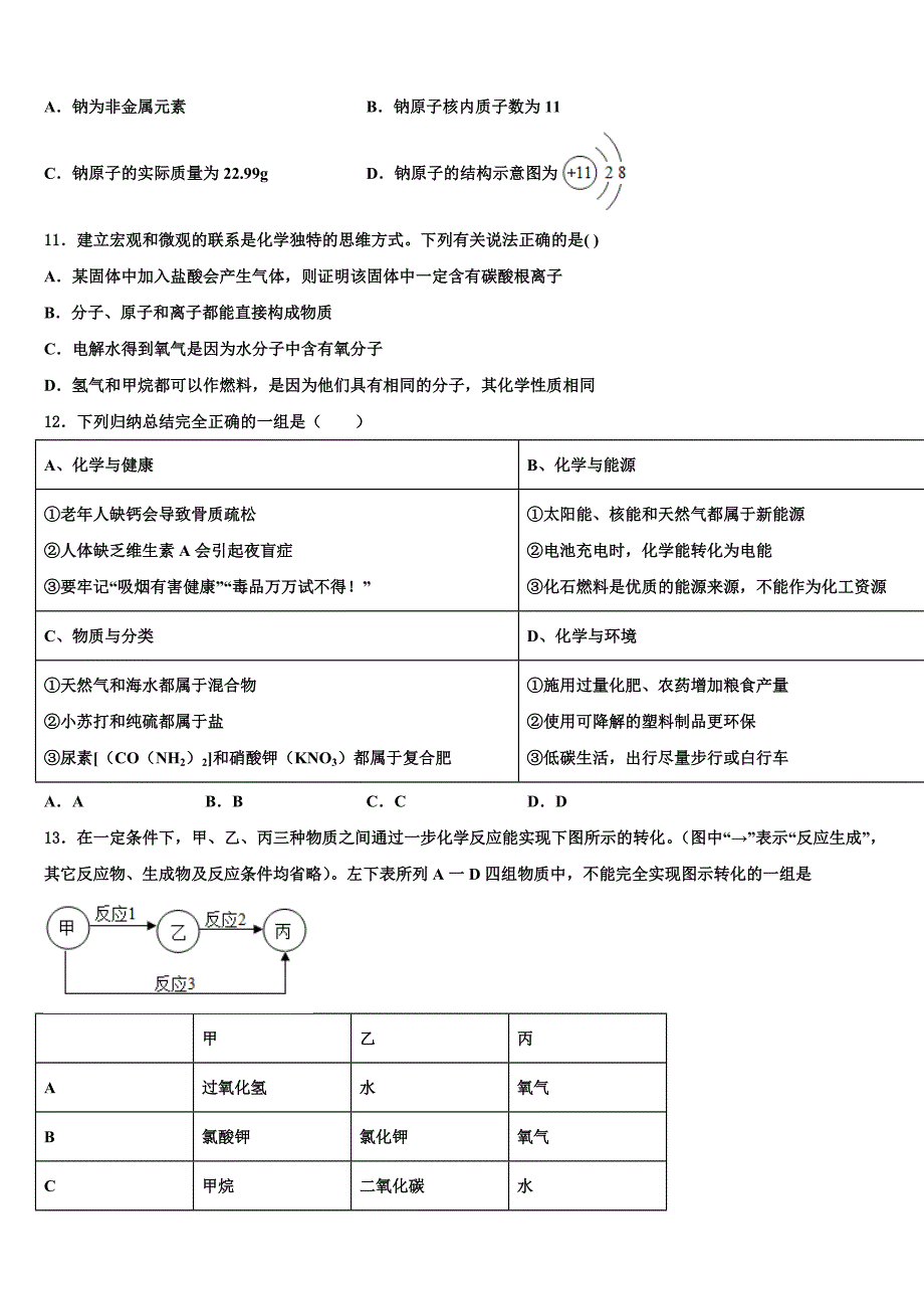 浙江省慈溪市新城中学2023年中考冲刺卷化学试题（含解析）.doc_第3页