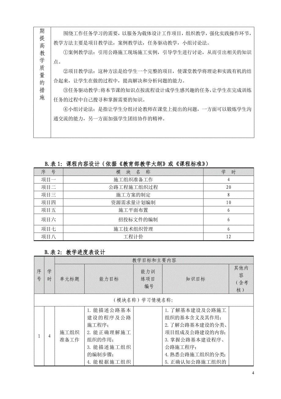 专题讲座资料（2021-2022年）公路工程施工组织与管理教学设计_第5页