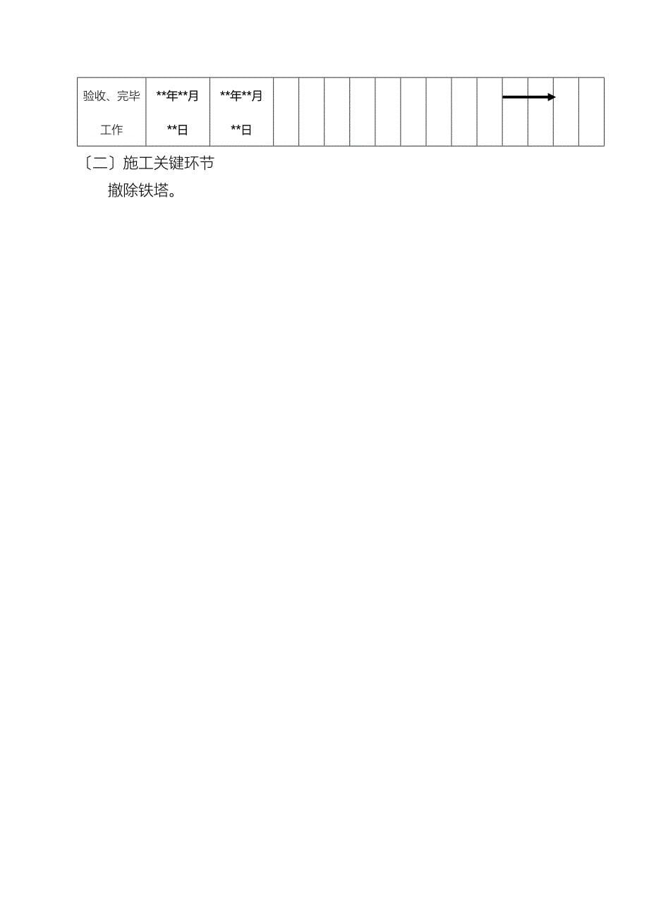 110kvxxx线拆除铁塔工程施工设计方案_第5页