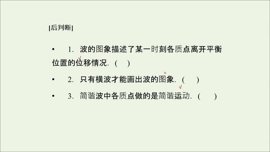 2019高中物理 第十二章 2 波的图象课件 新人教版选修3-4_第5页