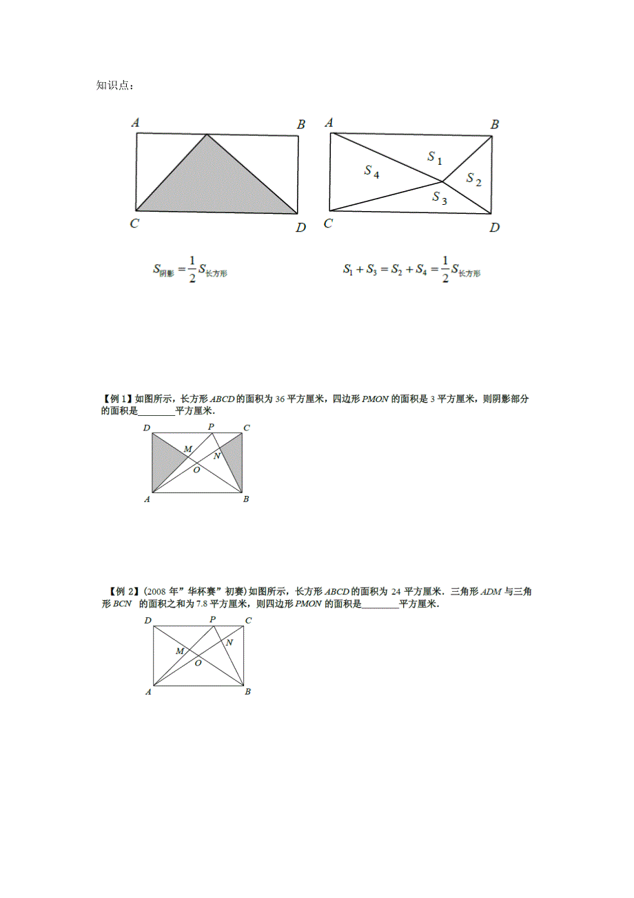 经典几何模型(一半模型)_第1页