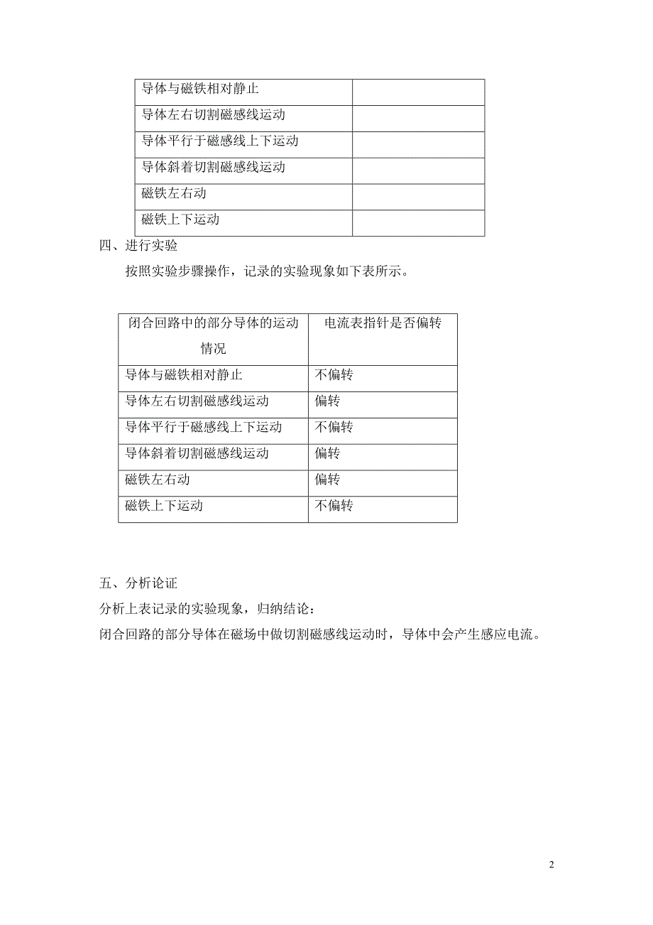 19.探究导体在磁场中运动时产生感应电流的条件.doc_第2页