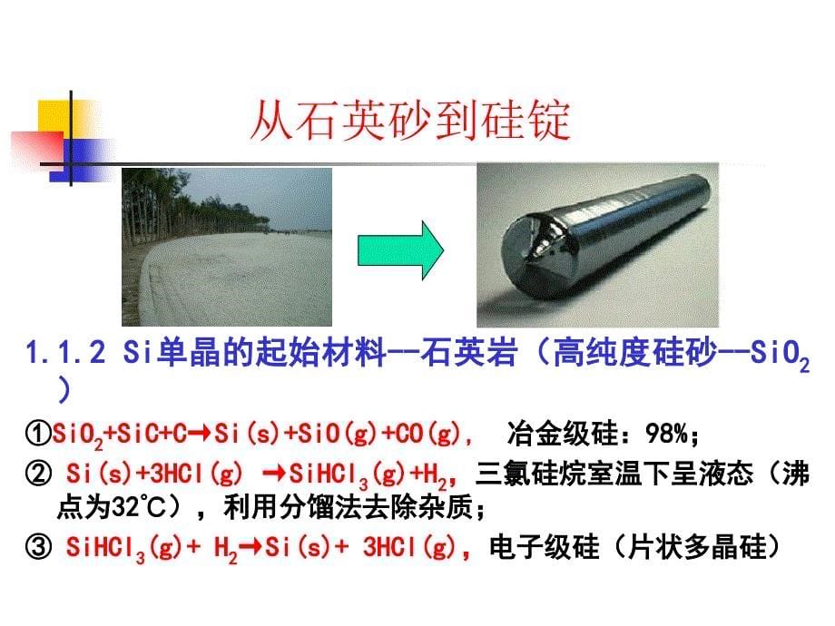 Si单晶及Si片的制备教学课件PPT_第5页