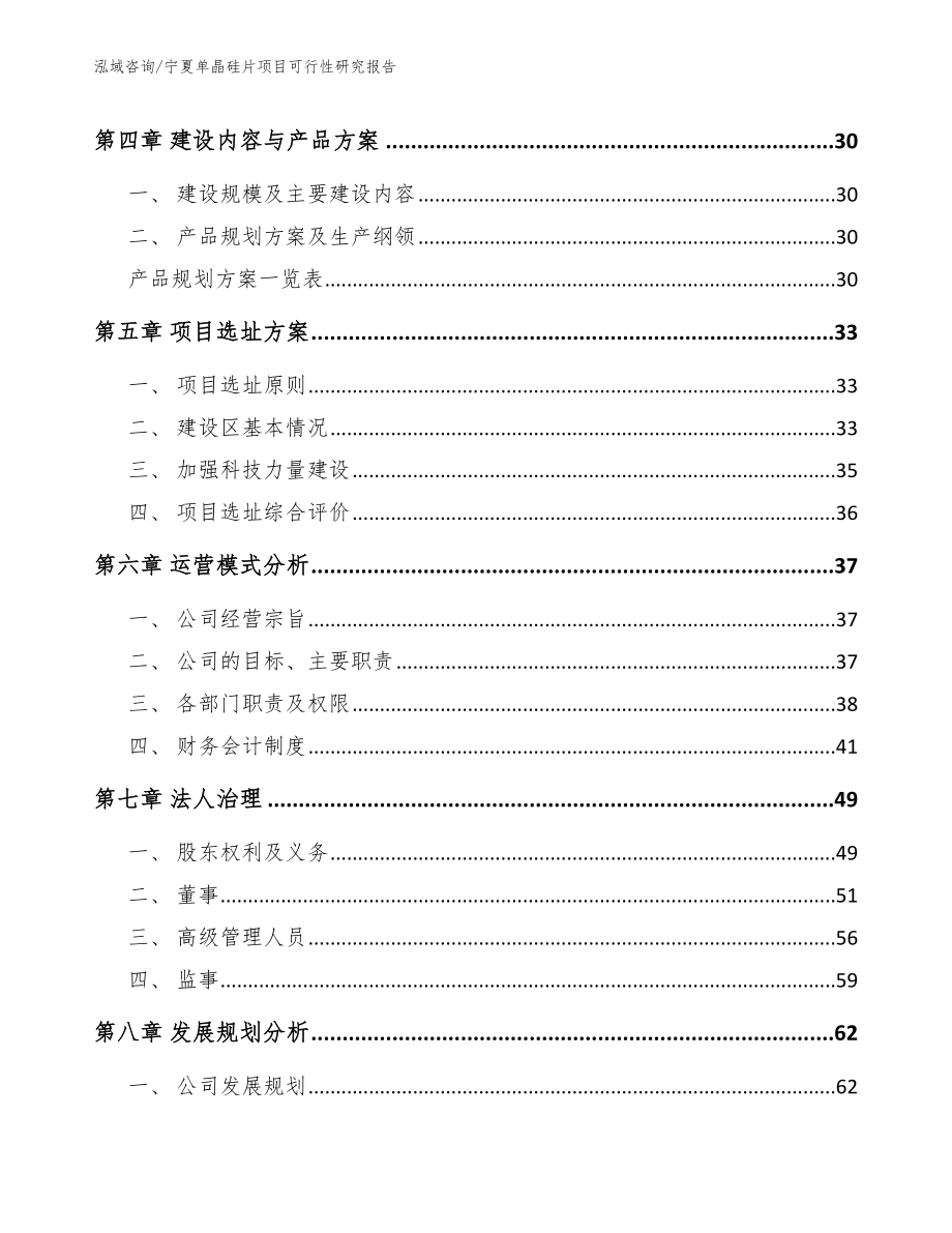 宁夏单晶硅片项目可行性研究报告参考模板_第2页