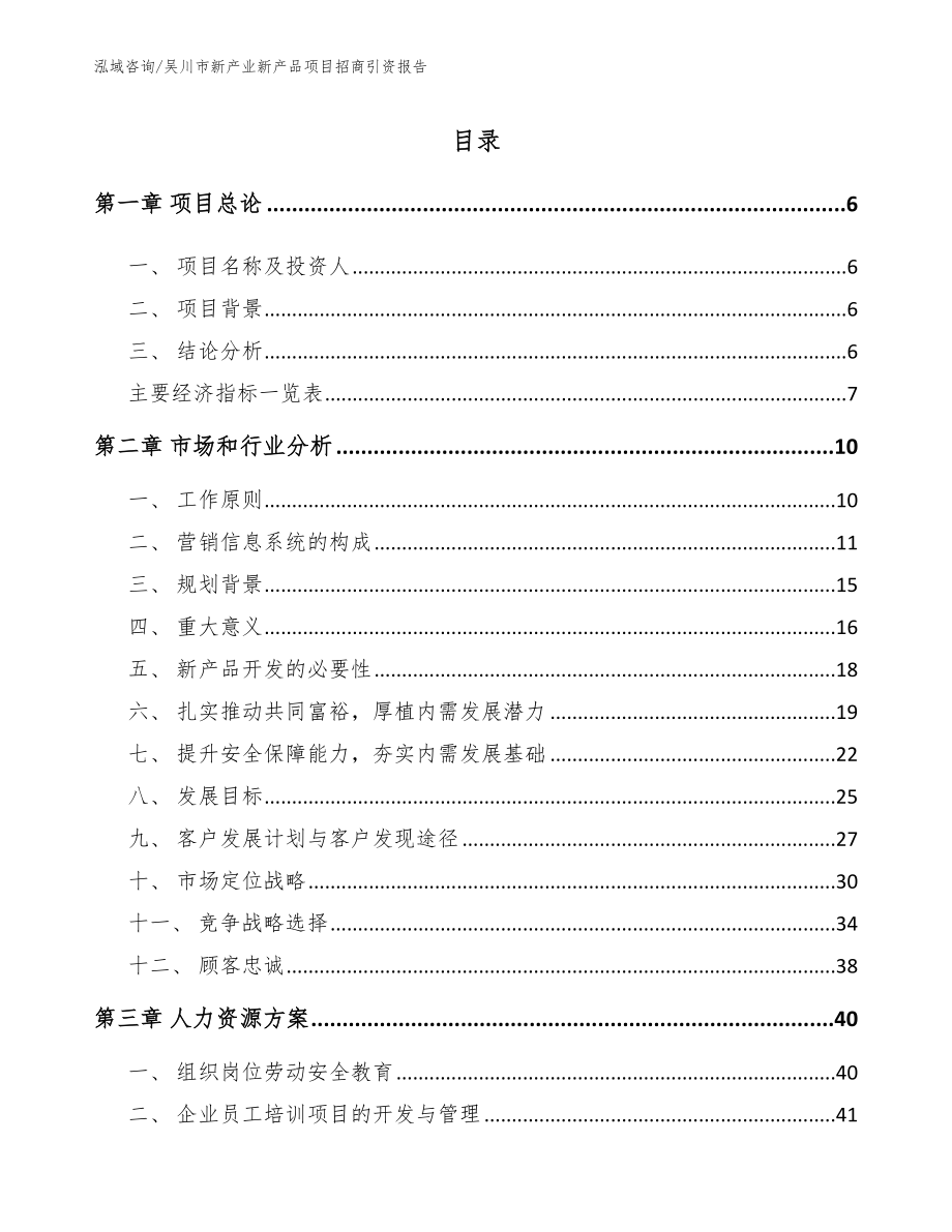 吴川市新产业新产品项目招商引资报告参考模板_第2页