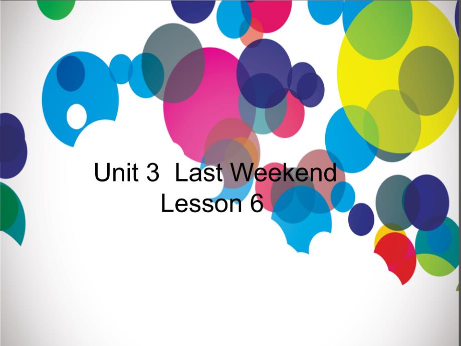 PEP版小学六年级英语Unit3Lesson6课件_第1页